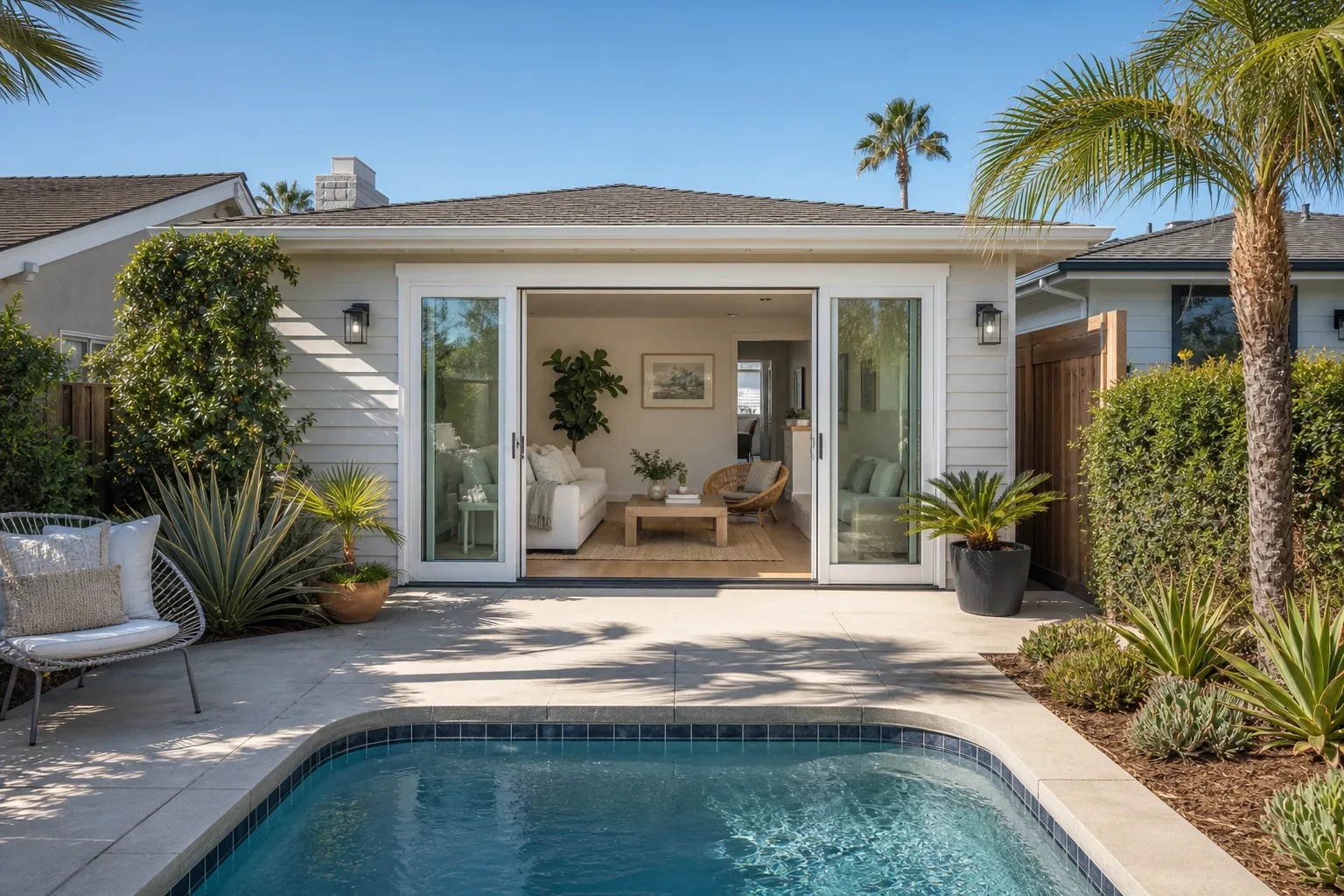 French and patio door installation in Seal Beach, Orange County