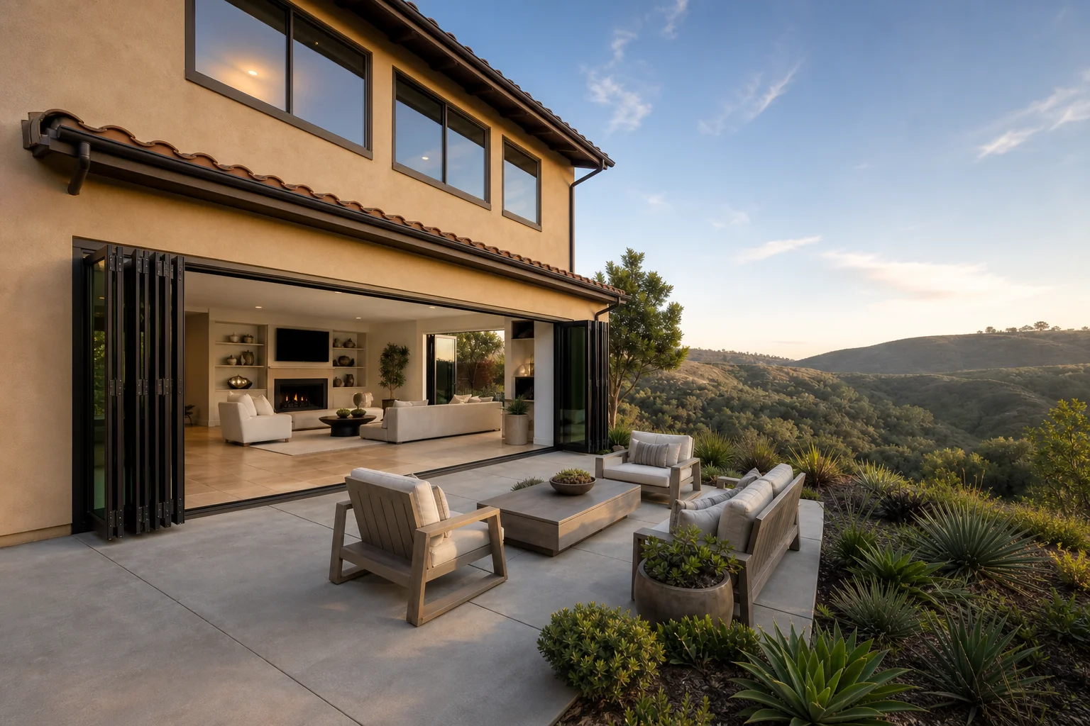 French and patio door installation in Trabuco Canyon, Orange County