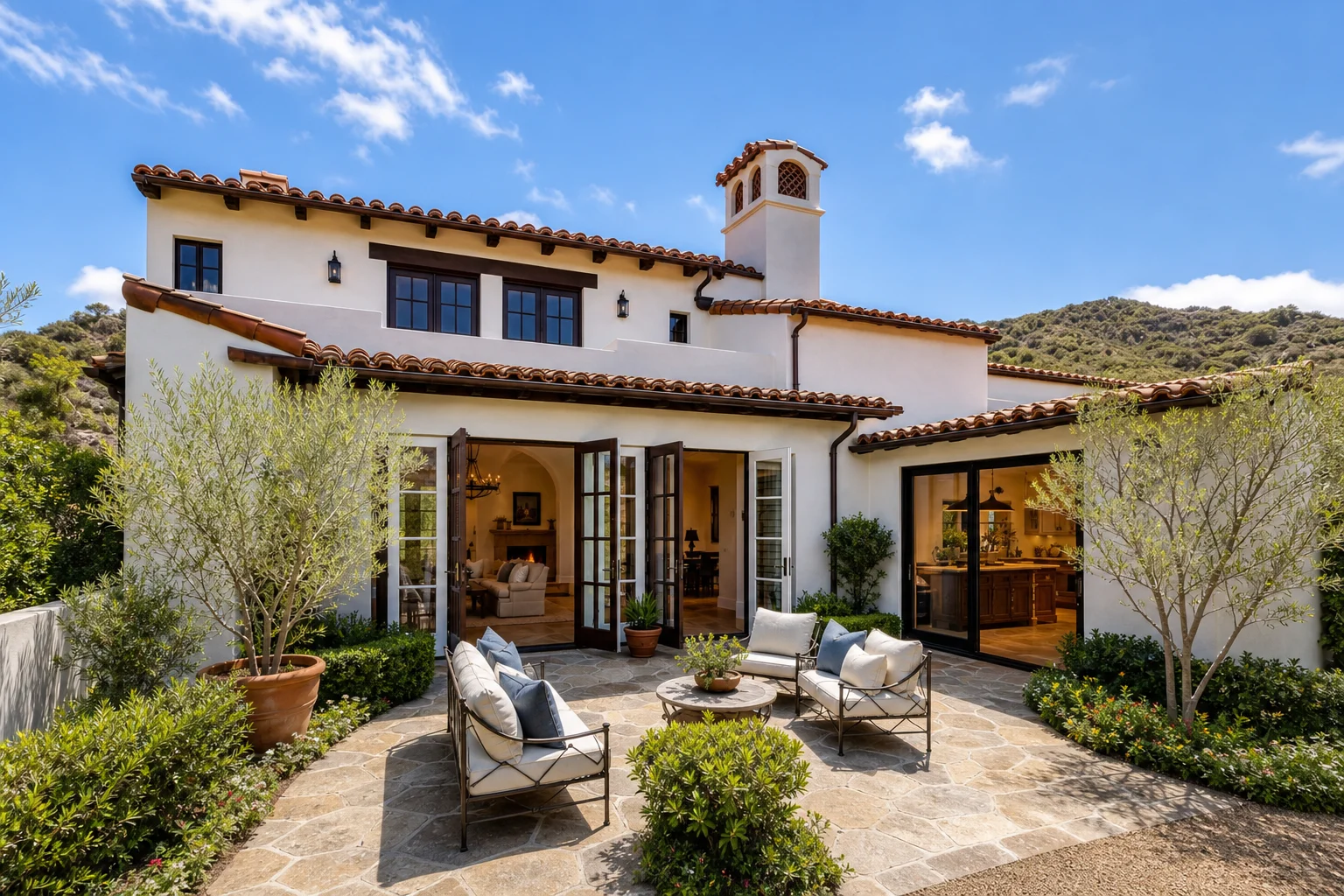 French and patio door installation in Coto de Caza, Orange County