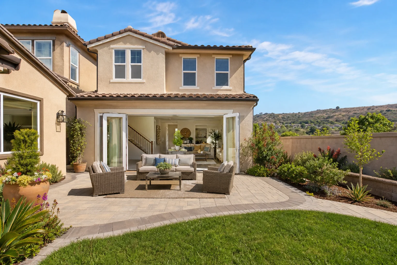 French and patio door installation in Lake Forest, Orange County